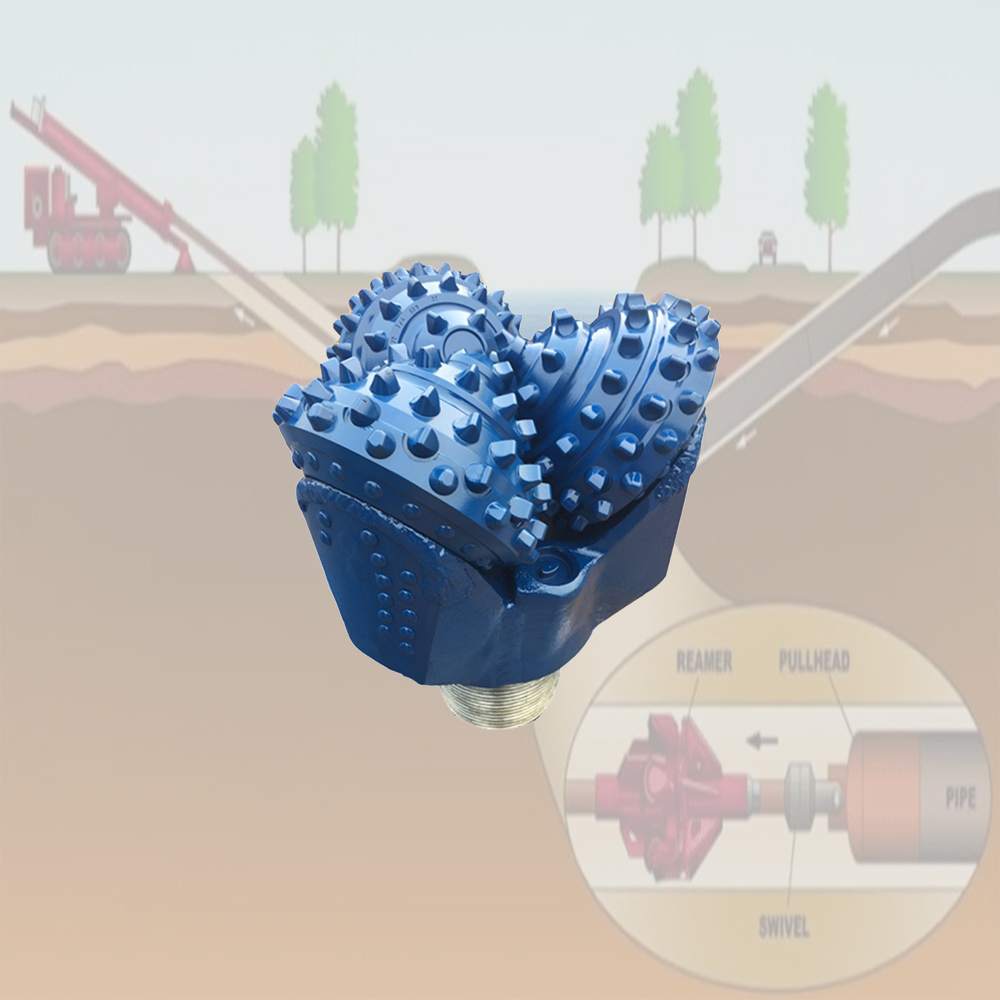 tricone pilot bit construction